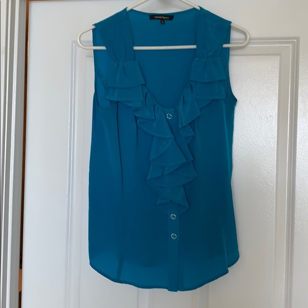 Nanette Lepore silk sleeveless blouse size 0